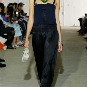 NWOT Maryam Nassir Zadeh 100% Black Silk dress, never worn size small